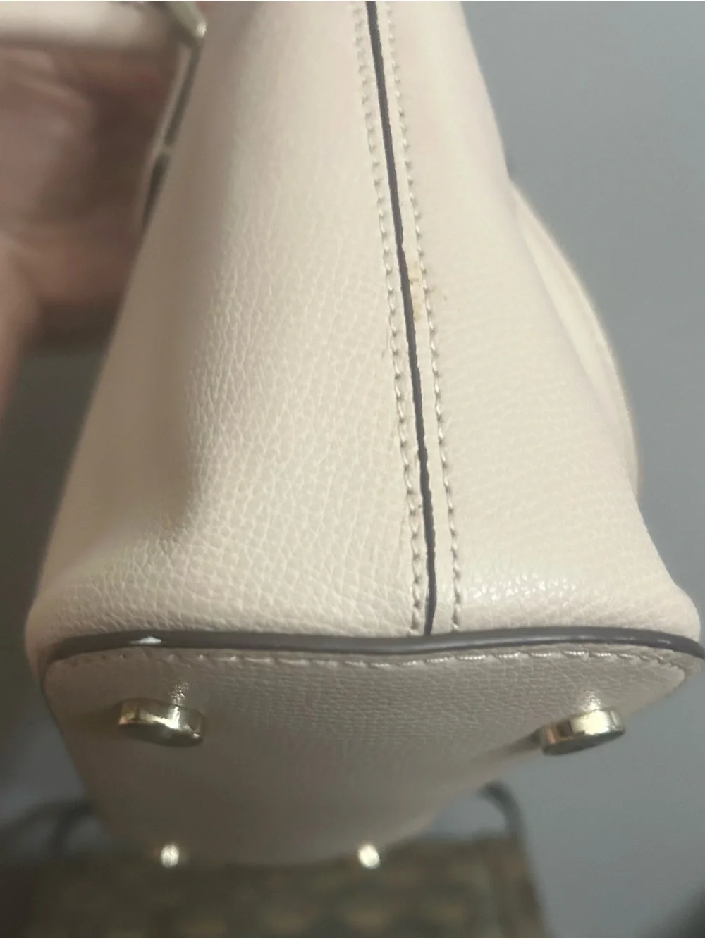 kate spade Cream Dome Satchel with Top Handles & Strap ♠️